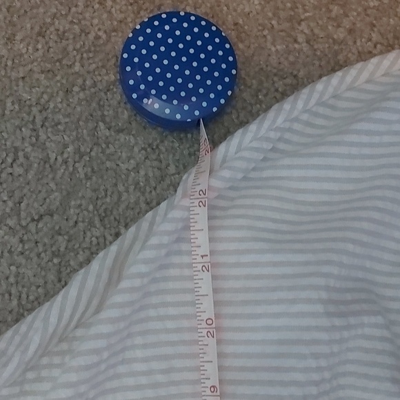 NWT Down the Horizon Beige Striped Tie Strap Skater Dress Size Medium - Picture 13 of 13